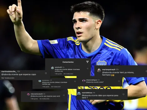 Taborda comentó la foto de un jugador rival y los hinchas de su club lo pidieron como refuerzo