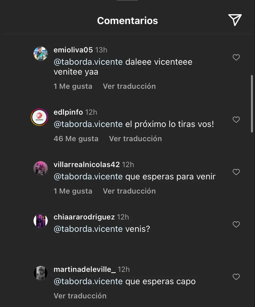 Los hinchas de Estudiantes piden por Taborda