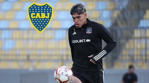 Palacios no descartó su llegada a Boca. Foto: Colo Colo Oficial