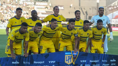Los 11 que iniciaron el torneo para Boca. Foto: Getty