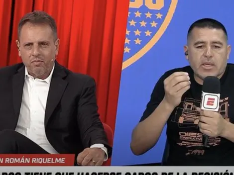 El fuerte cruce entre Riquelme y el Cholo Sottile al aire: "Te estás yendo a cualquier lado"