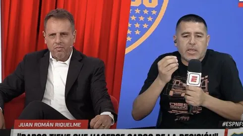 Riquelme se cruzó en vivo con Sottile. Foto: Captura TV