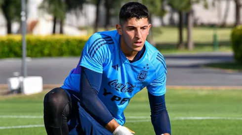 Leandro Brey, en la Selección Argentina Sub 23.