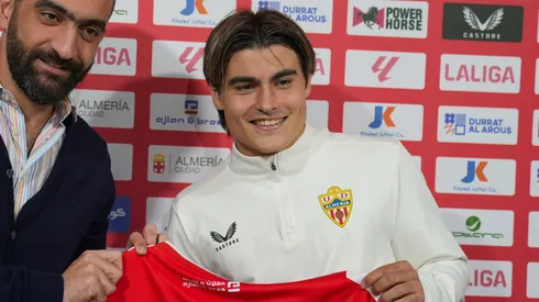 Luka Romero sorprendió al hacer alusión acerca de su frustrado pase a Boca. (Almería Oficial)