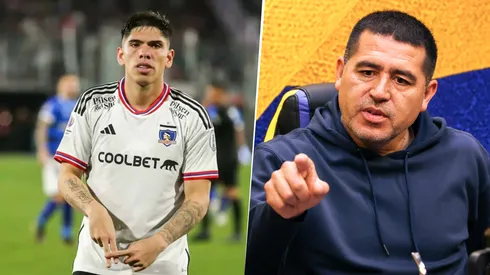 Carlos Palacios y Juan Román Riquelme