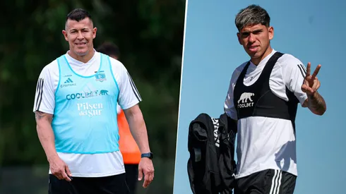 Las declaraciones de Almirón sobre las gestiones de Boca por Palacios. Foto: Colo Colo Oficial