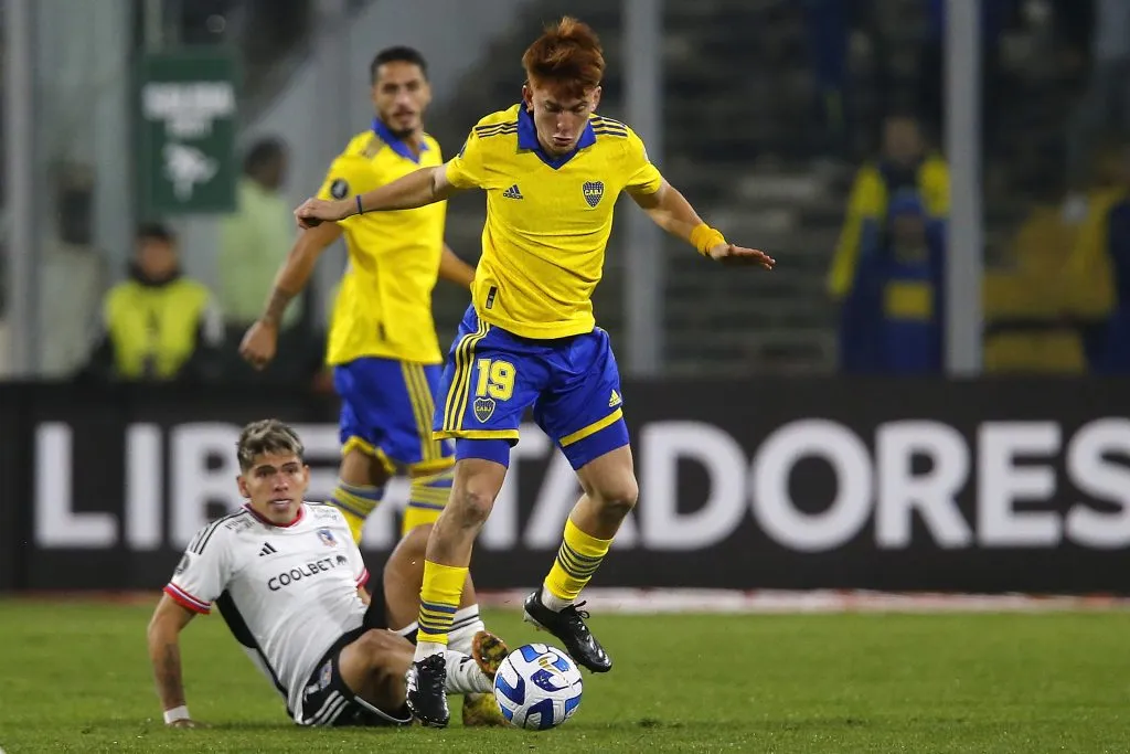 Carlos Palacios en Boca vs. Colo Colo (Getty Images)