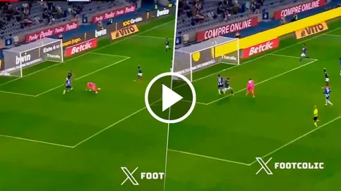 Alan Varela anotó su primer gol en Europa. (Captura)