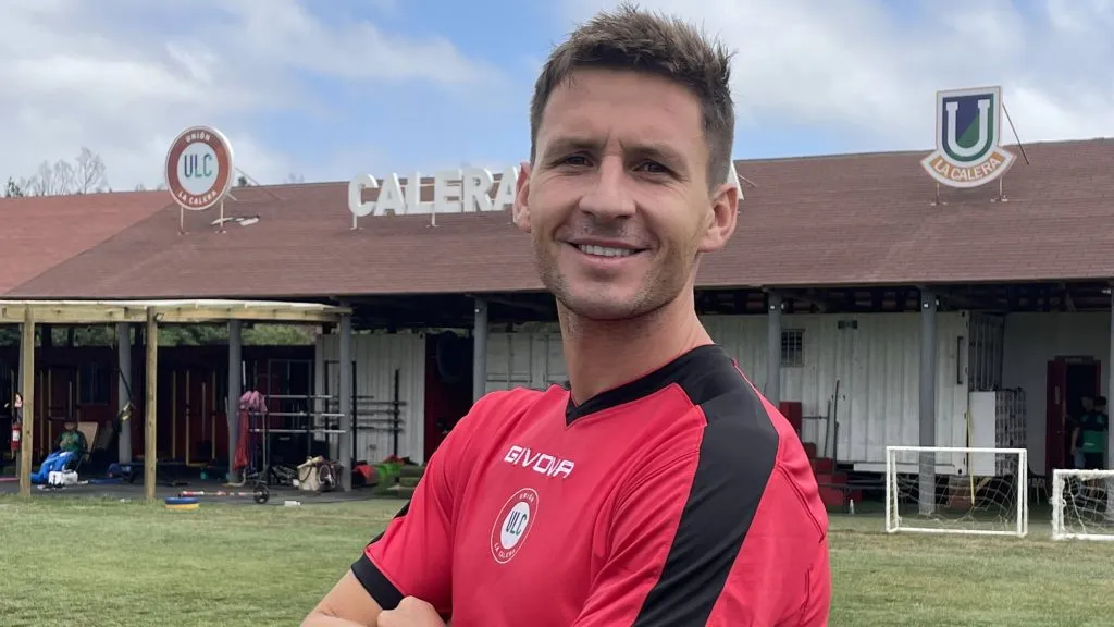 Franco Soldano dio su primera entrevista en su nuevo club. (Unión la Calera)