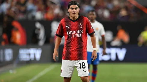 Luka Romero quiere llegar a Boca y le hizo un pedido al Milan. (Getty)