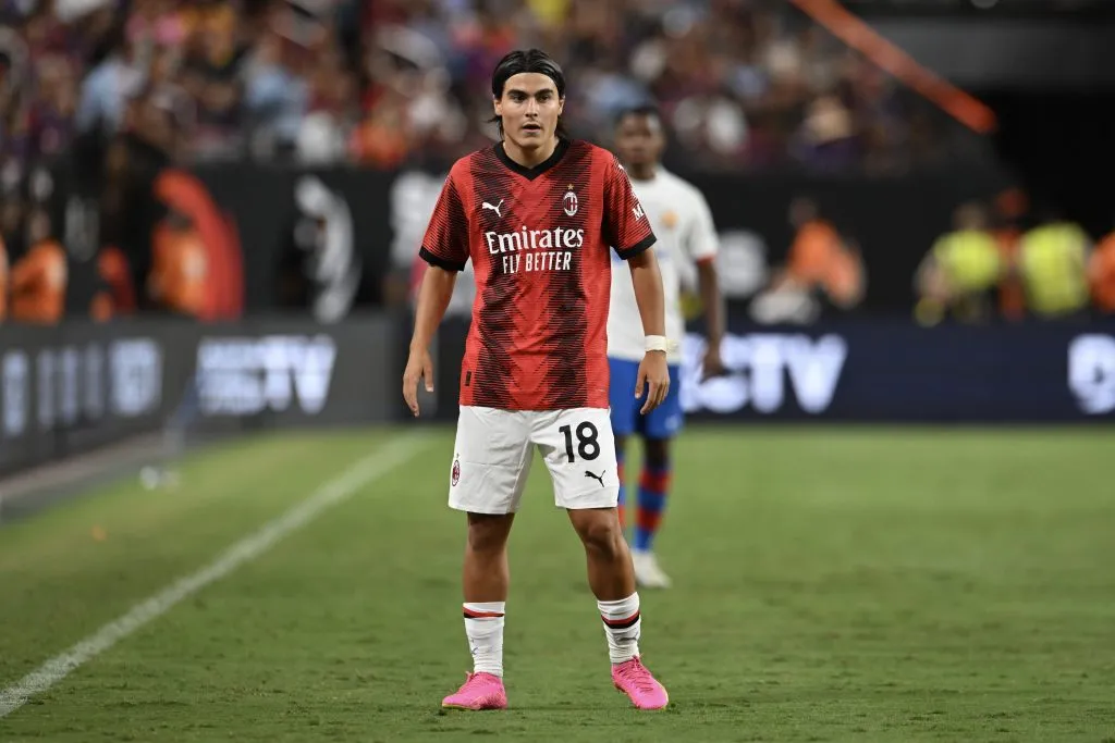 Luka Romero quiere jugar en Boca. (Getty)