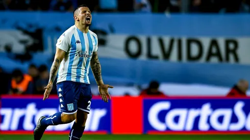 Vecchio durante su etapa en Racing (Getty)