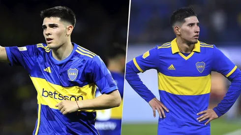 Vicente Taborda y Aaron Molinas en Boca