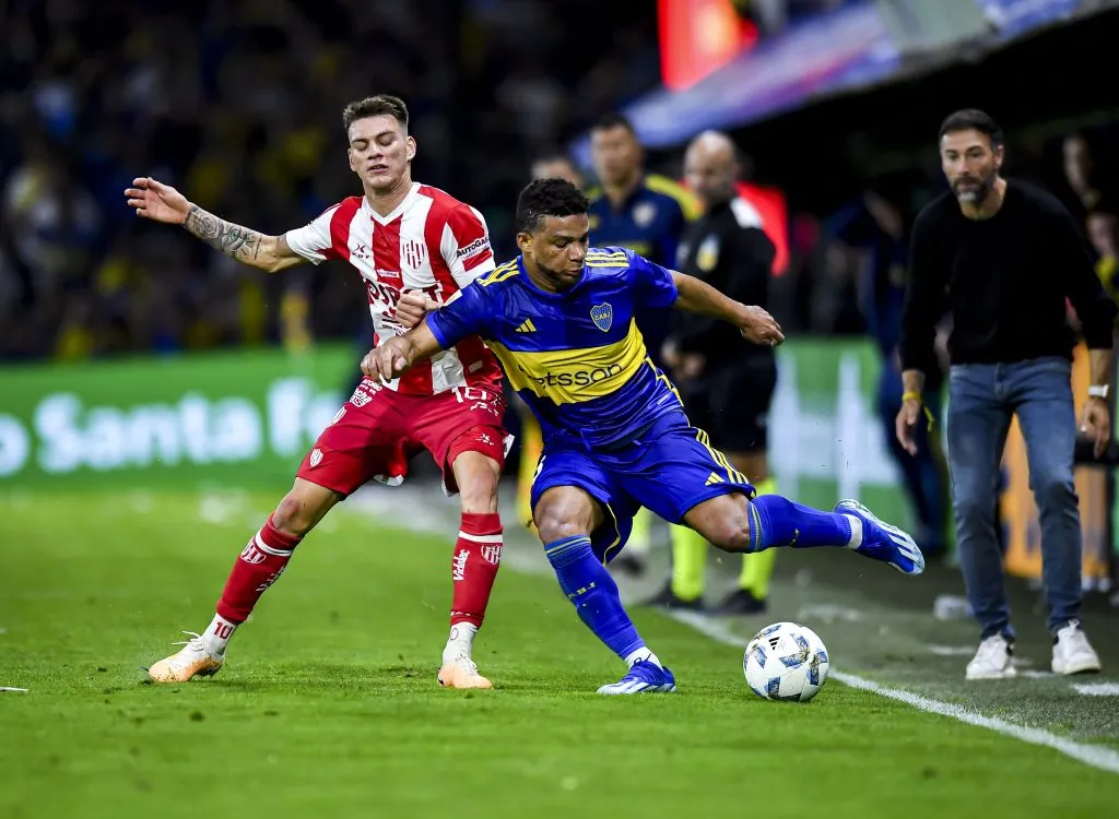 Kevin Zenón en Boca vs. Unión (Getty Images)