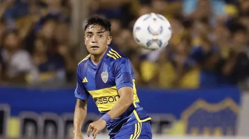 Luca Langoni en Boca vs. Gimnasia y Tiro de Santa Fe