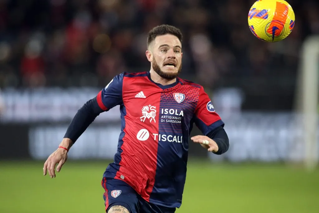 Nahitan Nández en Cagliari (Getty Images)