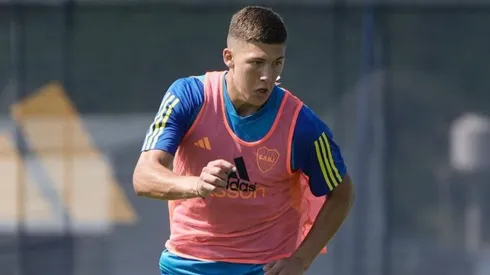 Román Rodríguez irrumpió en la Primera de Boca. (Boca Oficial)