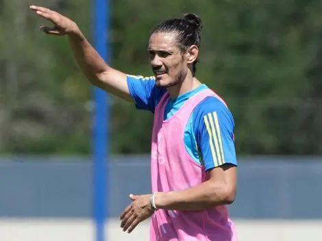 La razón por la que Edinson Cavani no viajó con el plantel de Boca a Salta