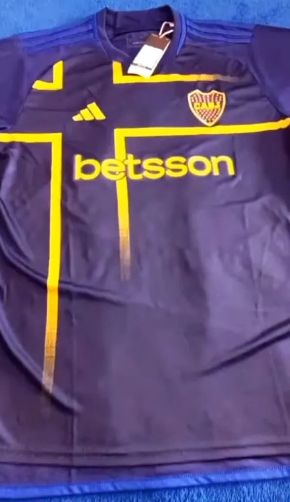 La filtración de la nueva camiseta de Boca. (Marto_CABJ)
