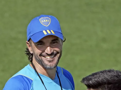 Con enganche: Diego Martínez armó el primer equipo titular del año en Boca