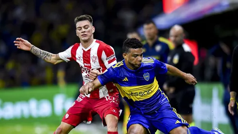 Kevin Zenón en Unión de Santa Fe vs. Boca