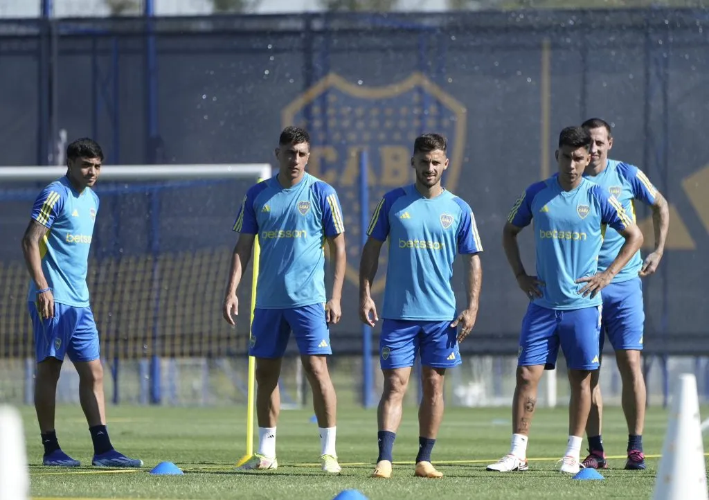 Langoni trabaja a la par del grupo en la pretemporada de verano. Foto: Prensa CABJ.