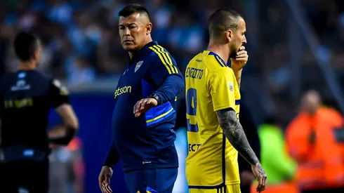 Almirón y Benedetto compartieron momentos en Boca (Getty)