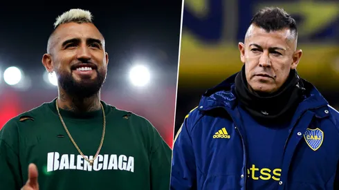 Vidal elogió a Almirón, flamante DT de Colo Colo. Foto: Getty