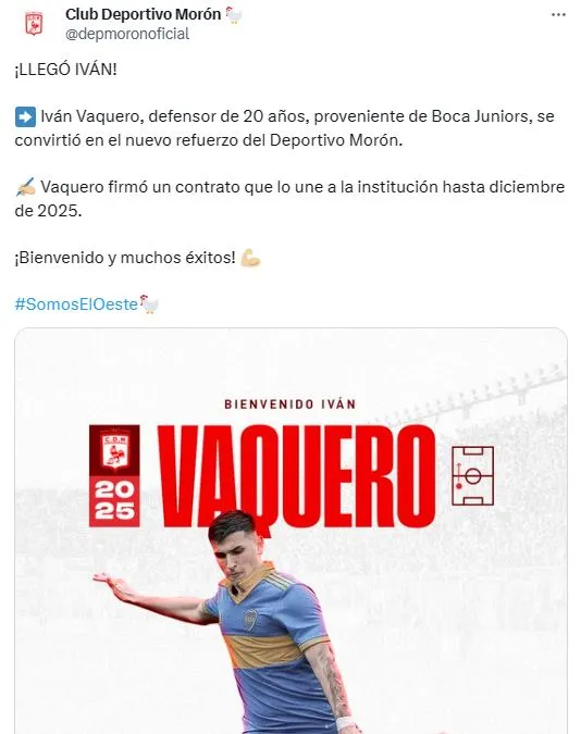 El Gallo del Oeste le dio la bienvenida a Vaquero. Foto: Captura