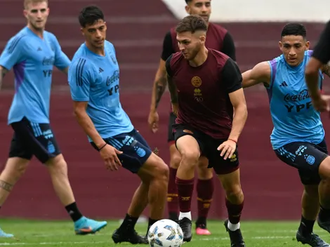 Con gol de un jugador de Boca, la Selección Sub 23 empató ante Lanús: la formación