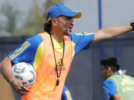 Los dos equipos que paró Diego Martínez en Boca en un amistoso ante la Reserva