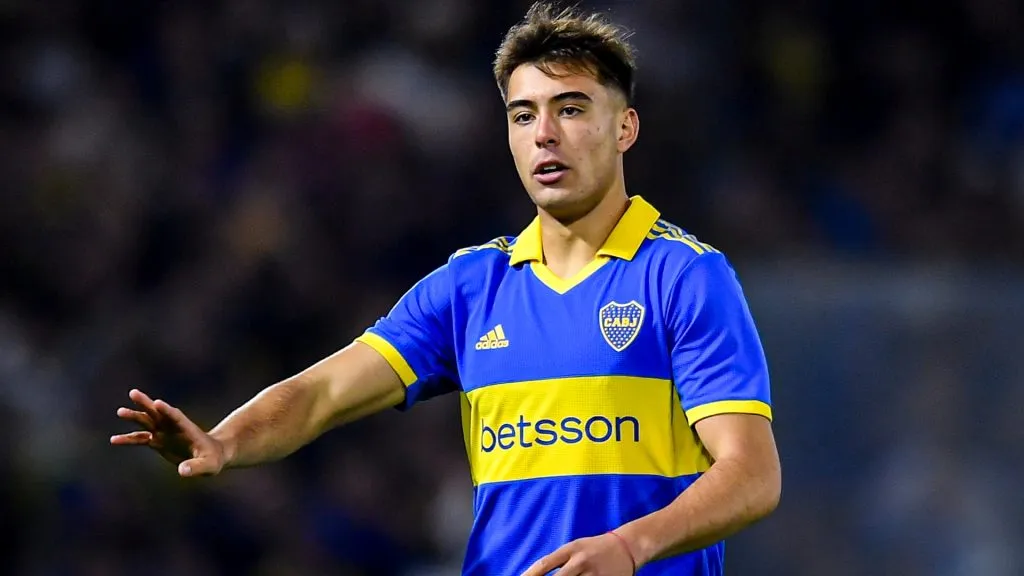 Anselmino debutó en la primera de Boca de la mano de Almirón. (Getty)