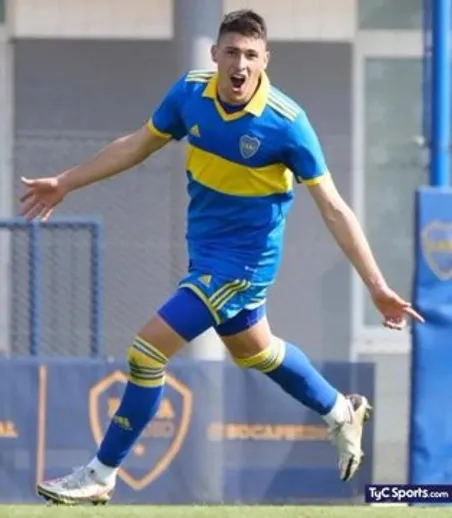 Federico Aguirre en Boca (TyC Sports)
