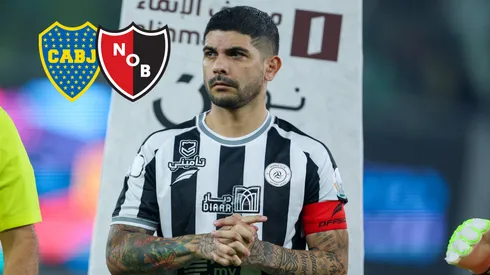 La nueva postura que tomó Éver Banega. (Getty)