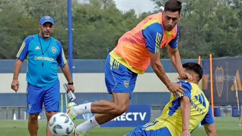 Bardaro, en sus primeros días dentro de Boca Predio. Foto: Prensa CABJ