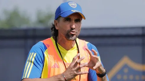 Lo conoce: el crack que subió Martínez a Primera. Foto: Boca Oficial