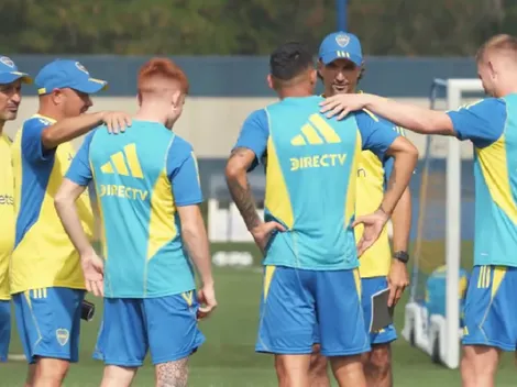 Se diferenció de Almirón: la primera frase de Diego Martínez al plantel de Boca