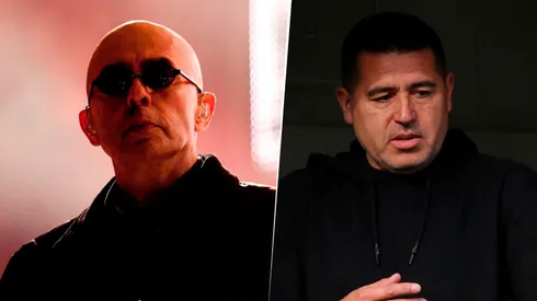 El Indio Solari explicó por qué apoyó a Juan Román Riquelme. (@indiosolarioficial y Getty)