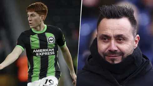 Valentín Barco y Roberto de Zerbi en Brighton