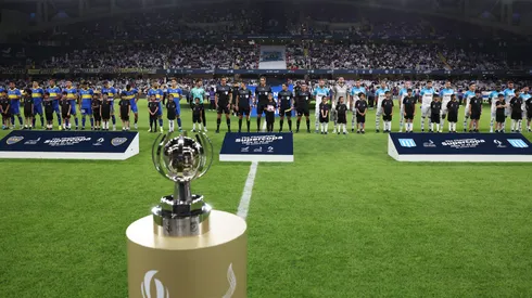 Boca y Racing, cara a cara en Abu Dhabi. Foto: Getty