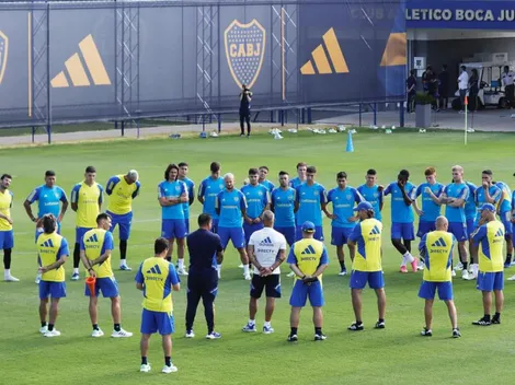 Por recomendación médica: 2 jugadores de Boca se fueron del entrenamiento en Ezeiza