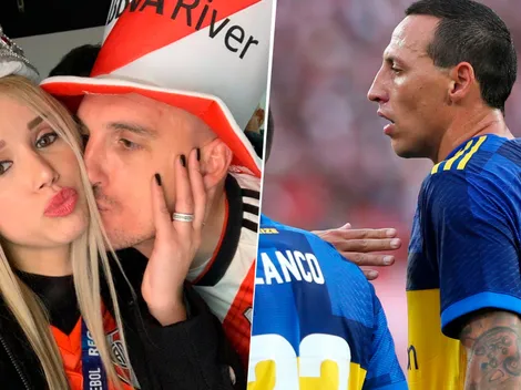 El fuerte tuit de la mujer de Armani contra Lema y los hinchas de Boca