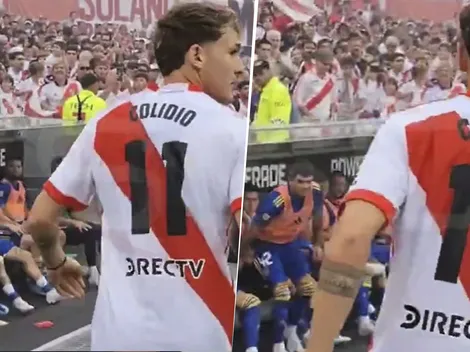 No se vio: la reacción de Blondel cuando Colidio se acercó a saludar al banco de Boca