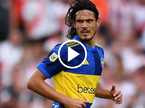 VIDEO | No se vio: la reacción de Cavani al golazo de Medina en el Boca-River