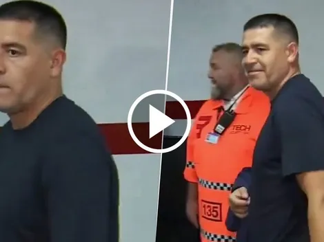 El palazo de Riquelme al árbitro por una de las polémicas del Boca-River: "Era roja"