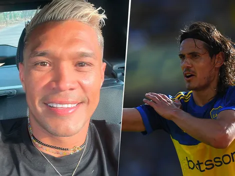 La frase de Teo Gutiérrez sobre Cavani antes del Superclásico