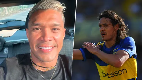 Teo habló sobre Cavani. (Instagram/Getty)
