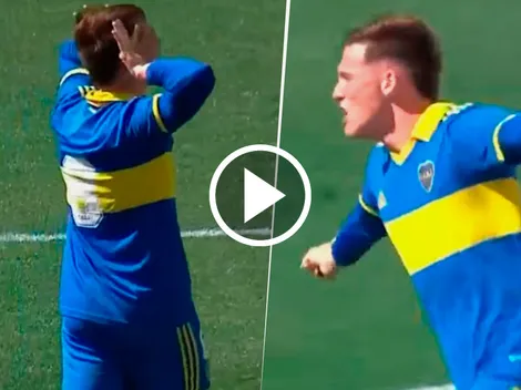 VIDEO | El golazo de Saralegui en un Superclásico de Reserva jugado en el Monumental