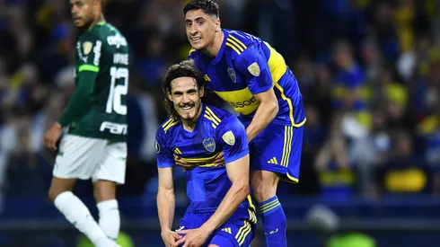 Cavani y Merentiel podrían ser titulares en el Superclásico. (Getty)