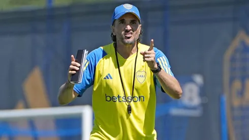 El detalle táctico que preparó Diego Martínez. (Boca Oficial)